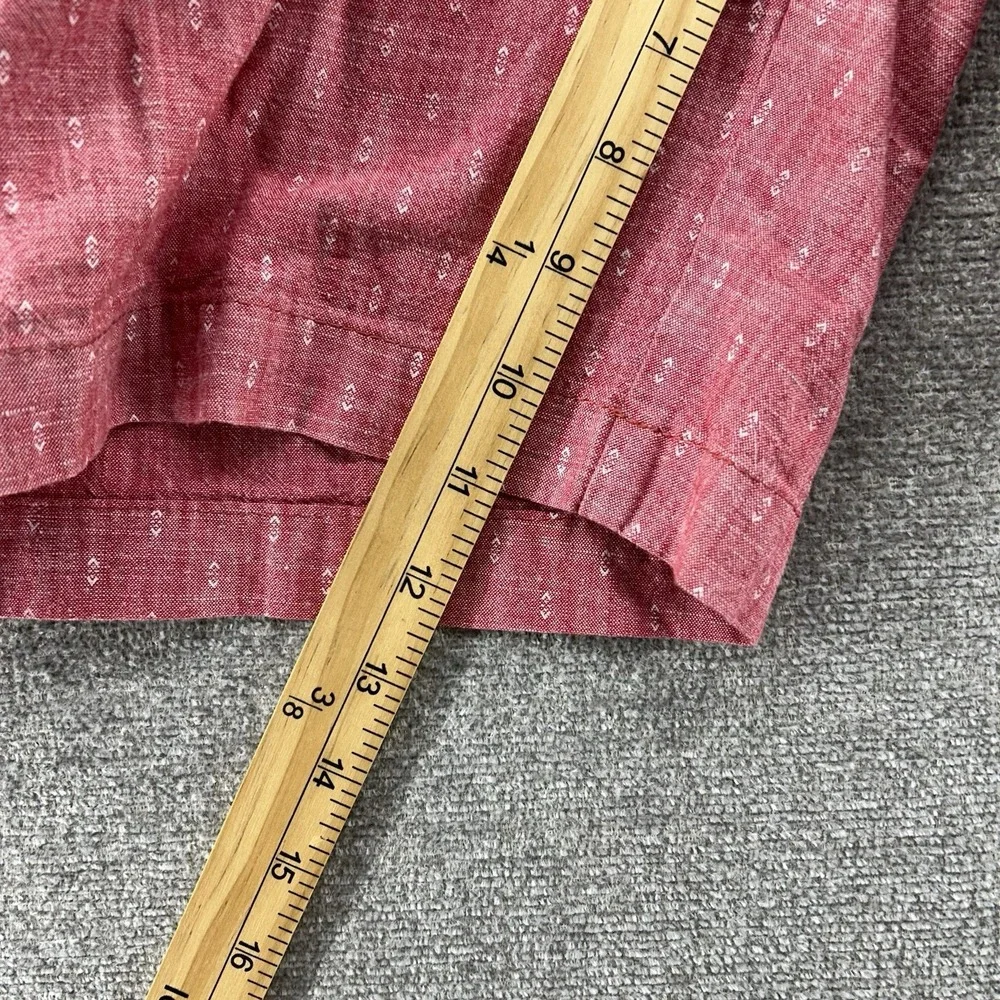 Banana Republic Emerson‎ Shorts Men Size 33 Red 100% Cotton Summer Beach